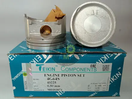 43225050 Поршні ремонт (+0.50мм) (к-кт на двигун) Mitsubishi 4G64S TEIKIN підбір по vin на Brocar
