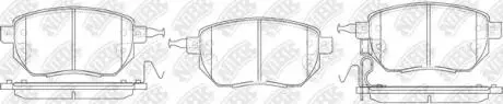 PN2901 Колодки тормозные передние Nissan Murano, Infiniti FX NiBK подбор по vin на Brocar