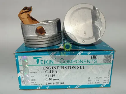 51149050 Поршни ремонт (+0.50мм) (к-кт на мотор) Hyundai G4FA TEIKIN подбор по vin на Brocar