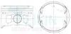 43282050 Поршні +0.50mm (к-кт на двигун) Mitsubishi 4G13-IV TEIKIN підбір по vin на Brocar