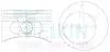 56112050 Поршні ремонт +0.50mm(к-кт на мотор) Opel C20NE TEIKIN підбір по vin на Brocar