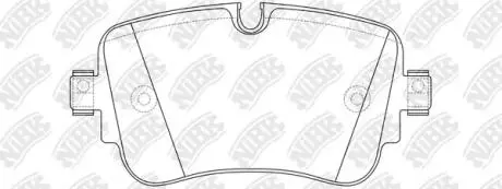 PN0688 Колодки задние Audi Q7,Q8,E-Tron,S6,S7,S8 NiBK подбор по vin на Brocar