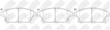PN0757 Колодки передние Cruze, Orlando, Astra J NiBK подбор по vin на Brocar