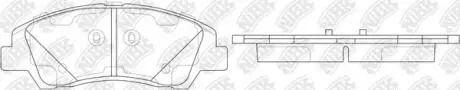 PN0858 Колодки передние Hyundai i10 2013-- NiBK подбор по vin на Brocar
