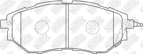 PN7499S Колодки передние Sport Subaru NiBK подбор по vin на Brocar
