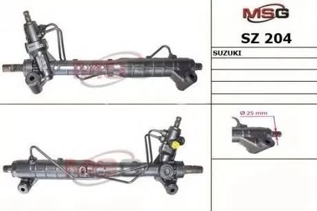 SZ204 Рульова рейка Grand Vitara MSG підбір по vin на Brocar