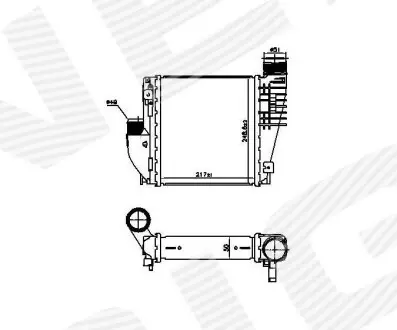 RI96380 Інтеркулер SIGNEDA підбір по vin на Brocar