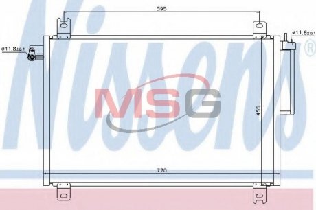 94913 Конденсатор, кондиционер NISSENS подбор по vin на Brocar