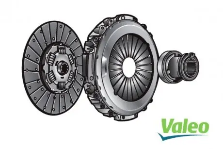 826755 Комплект сцепления VALEO підбір по vin на Brocar
