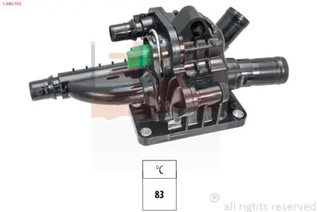 1880792 Термостат PSA 1.4D/1.6D/1.6DH 02.06- EPS підбір по vin на Brocar