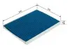 0986628563 FILTR KABINY FILTER+PRO AUDI A3, TT, SEAT IBIZA, LEON 09.93-06.06 BOSCH підбір по vin на Brocar