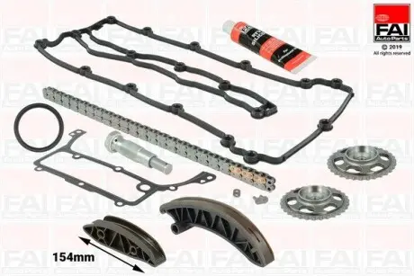 TCK227L Комплект цели привода распредвала FAI AUTOPARTS підбір по vin на Brocar