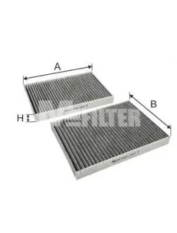 K9122C2 Фільтр салону вугільний M-FILTER підбір по vin на Brocar