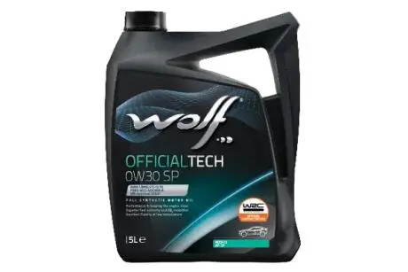 1049043 OFFICIALTECH 0W30 SP 5Lx4 (NEW) WOLF подбор по vin на Brocar