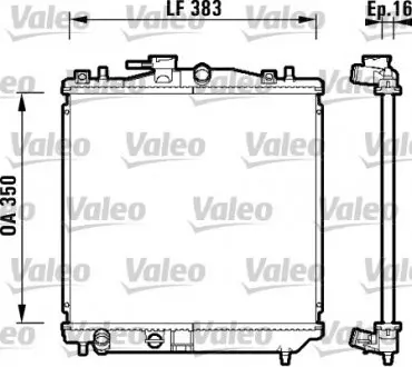 734157 Радіатор, охолодження двигуна VALEO підбір по vin на Brocar
