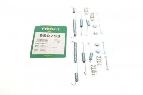 950753 Комплект пружинок колодок ручника Fiat Ducato 94- (254x57) FRENKIT подбор по vin на Brocar