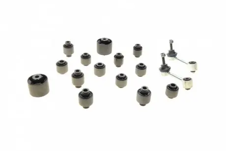BGKIT4 Комплект сайлентблоков задней подвески Audi A3/VW Golf V 04- (14шт) (+ 2 тяги стабилизатора) BELGUM подбор по vin на Brocar