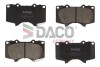 324569 Колодки тормозные (передние) Mitsubishi Pajero IV/Toyota Hilux 06-/Land Cruiser Prado/Lexus GX 01- DACO підбір по vin на Brocar