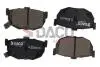 321710 Колодки тормозные (задние) Hyundai Elantra 00-06/Coupe 96-09/Kia Cerato 04-/Nissan Maxima 88-94 DACO підбір по vin на Brocar
