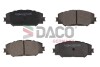 324577 Колодки тормозные (передние) Toyota Corolla 01-18/Auris 07-12/Rav4 III 05-/Yaris/Prius+ 12- DACO підбір по vin на Brocar