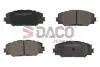 324577 Колодки гальмівні (передні) Toyota Corolla 01-18/Auris 07-12/Rav4 III 05-/Yaris/Prius+ 12- DACO підбір по vin на Brocar
