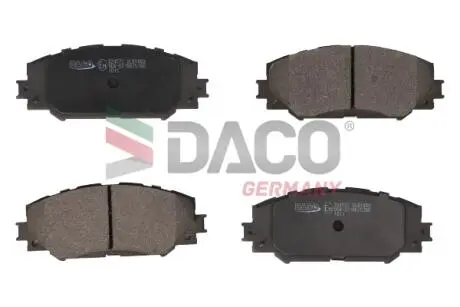 324577 Колодки гальмівні (передні) Toyota Corolla 01-18/Auris 07-12/Rav4 III 05-/Yaris/Prius+ 12- DACO підбір по vin на Brocar