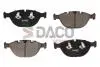 320312 Колодки тормозные (передние) BMW X5 (E53) 00-06 DACO підбір по vin на Brocar