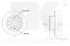 314307 BRAKE DISC COATED NK підбір по vin на Brocar