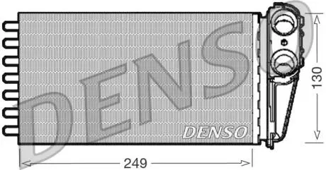 DRR21001 Радіатор пічки DENSO підбір по vin на Brocar