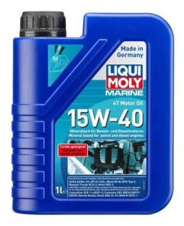 25015 Масло моторное Liqui Moly Marine 4T Motor Oil 15W-40, 1 л LIQUI MOLY подбор по vin на Brocar