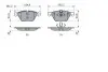0986494958 Комплект гальмівних колодок BOSCH підбір по vin на Brocar