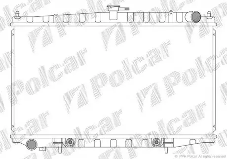 2742081 Радіатор охолодження POLCAR підбір по vin на Brocar