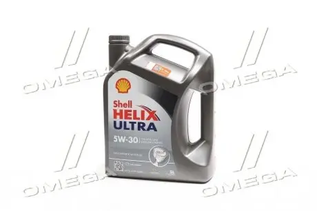 550040640 Олива моторна SHELL Helix Ultra SAE 5W-30 SL/CF (Каністра 5л) SHELL підбір по vin на Brocar