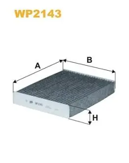 WP2143 Фильтр салона WIX FILTERS подбор по vin на Brocar