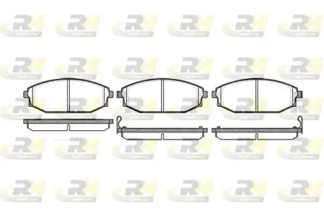 273402 Гальмівні колодки дискові ROADHOUSE підбір по vin на Brocar