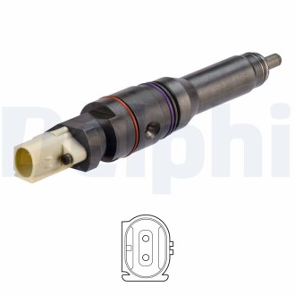 BEBJ1D04001 Wtryskiwacz (MX13 EURO 6 MY17) DAF DELPHI подбор по vin на Brocar