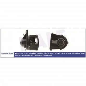 342670 Вентилятор салона Audi A3,Golf IV,V,Polo,Skoda Octavia I KALE OTO RADYATOR подбор по vin на Brocar