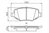 0986495395 Колодки гальмівні дискові (комплект 4 шт) BOSCH підбір по vin на Brocar