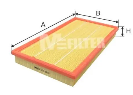 K7143 Фільтр повітряний M-FILTER підбір по vin на Brocar