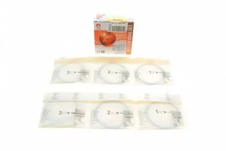 PRDAE473548025SET Кільця поршневі Daewoo Lanos 1.5 8V 90- (+0,25/76,75mm) (1.5x1.5x3.0) (к-кт 4 циліндри) PARADOWSCY AMP підбір по vin на Brocar