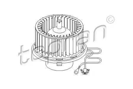 50608 Моторчик пічки VW Golf III/IV 1.4-Electric 91-02 AIC підбір по vin на Brocar