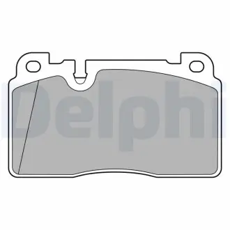 LP3677 Колодки гальмівні (передні) Audi A6/A7 10-18/Q5 08-17/Porsche Macan 14- DELPHI підбір по vin на Brocar