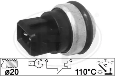 330849 CZUJNIK/WLACZNIK WENTYLATORA FORD - VW - ERA підбір по vin на Brocar