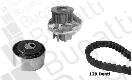 KBU10153C Pompa wodna + zestaw paska rozrządu BUGATTI подбор по vin на Brocar