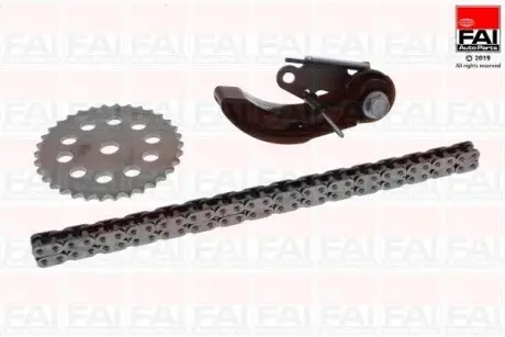 OPCK19 ZESTAW ŁAŃCUCHA ROZRZĄDU OPEL 1,6CDTI (POMPY OLEJU) Z KOŁEM FAI AUTOPARTS підбір по vin на Brocar