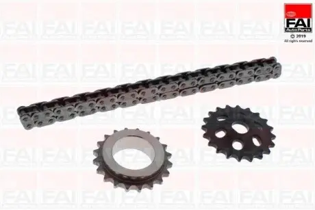 OPCK11 ZESTAW ŁAŃCUCHA ROZRZĄDU CITROEN 1,6VTI (POMPY OLEJU) FAI AUTOPARTS підбір по vin на Brocar