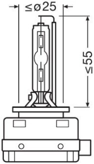 66340XNB Автолампа Osram 66340XNB Night Breaker Unlimited D3S PK32d-5 35 W прозора OSRAM підбір по vin на Brocar