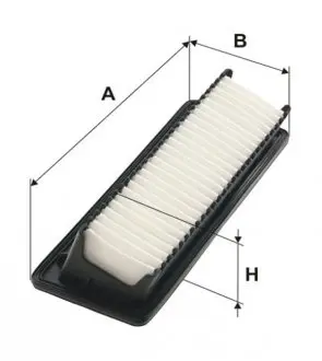 WA9750 Фильтр воздушный WIX(AP 122/3) WIX FILTERS подбор по vin на Brocar