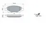 0986494065 Колодки гальмівні (передні) Citroen С1/Peugeot 107/Toyota Aygo 05- BOSCH підбір по vin на Brocar