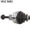 VKJC8681 Полуось AUDI A4/A5 07- SKF підбір по vin на Brocar